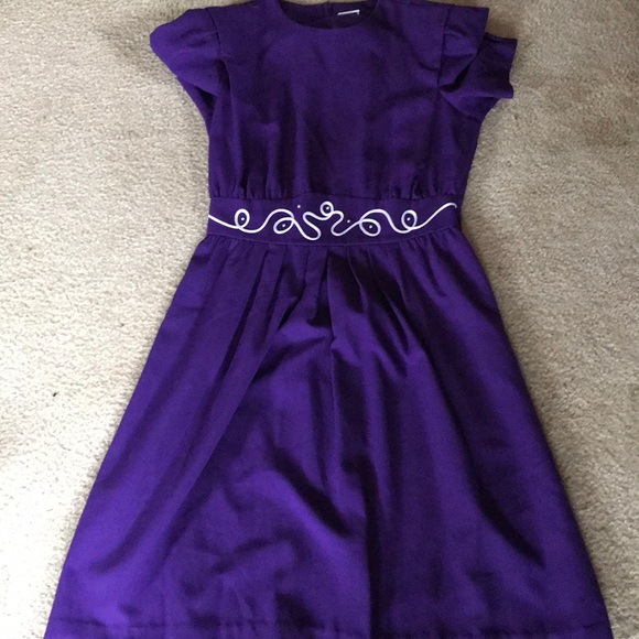 purple dress size 16